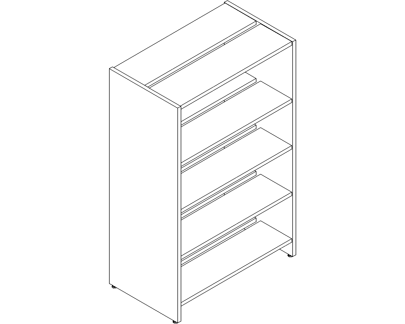 Lingo starter - double-sided - H1520 - D250 - W900 - 3D.dwg